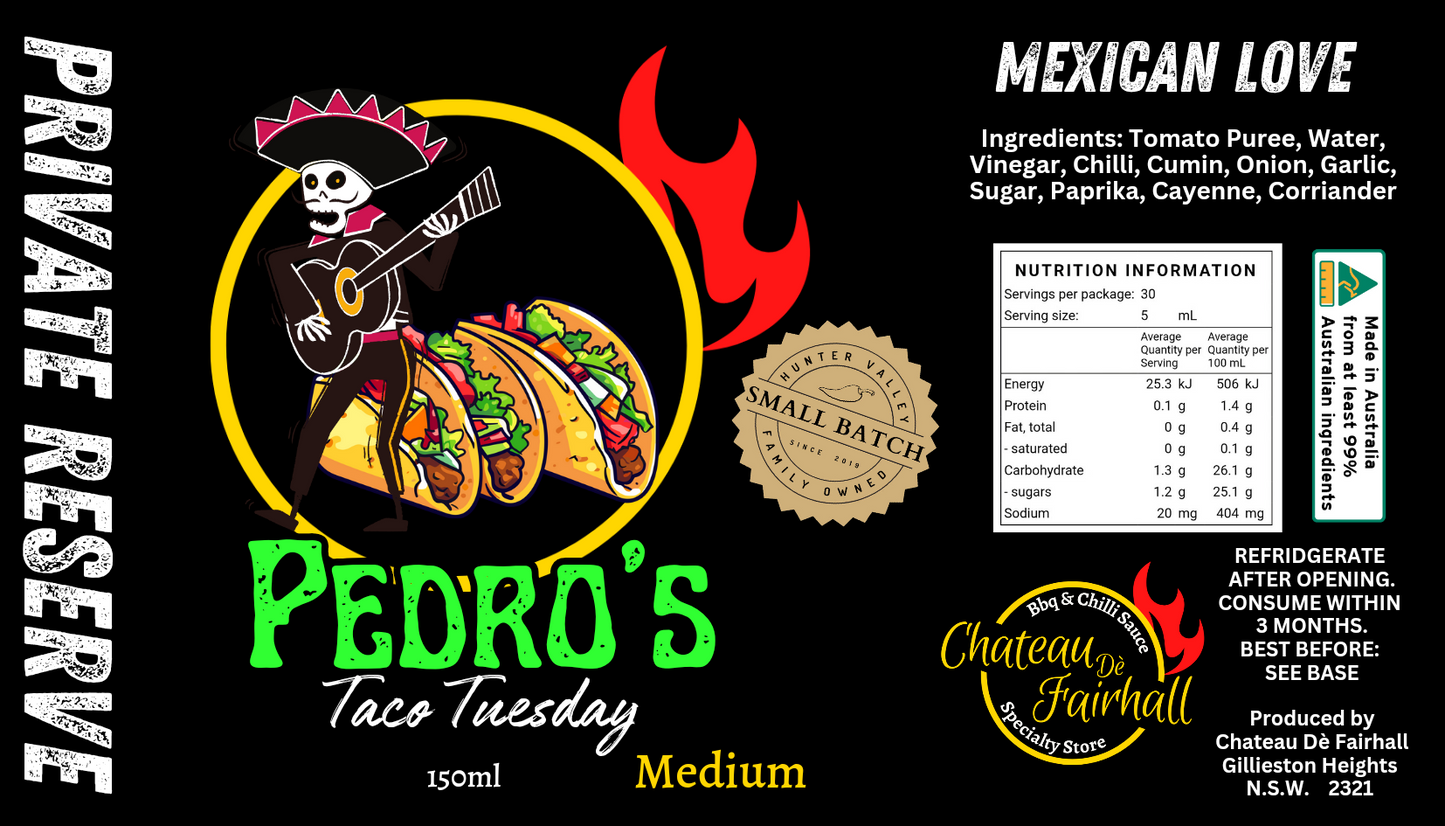 Pedro's Taco Tuesday Sauce 150ml